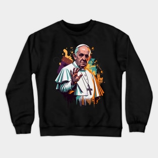 Pope Francis Crewneck Sweatshirt